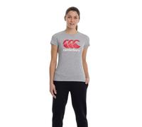 Canterbury Logo T-Shirt Femme, Gris, 36