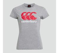 Canterbury Logo T-Shirt Femme, Gris, 40