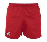 Canterbury Men's Advantage Rugby Shorts | Lightweight Gym Shorts, Flag Red, M