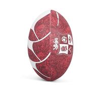 Canterbury of New Zealand British & Irish Lions Thrillseeker Supporter, Ballon de Rugby Adulte, Red Dahlia, ONESZ -