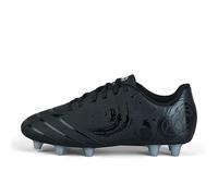 Canterbury Phoenix Genesis Team Bottes pour Mixte Enfant, Black/Silver Metallic, 35.5