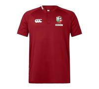 Canterbury Polo pour Homme British and Irish Lions Poly Tee Dahlia Rouge, L