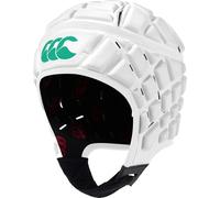 Canterbury Raze Casque de Protection Unisexe pour Adulte, Blanc/Menthe Profonde, Taille L