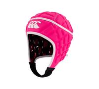 Canterbury Raze Casque de Protection Unisexe pour Adulte, Rose Fluo/Blanc, Taille M