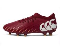 Canterbury Bottes de rugby unisexes CCC Speed Falcon Firm Ground Team, Dahlia rouge., 44 EU