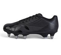 Canterbury Mixte Stamped Grndbrk Team Bottes, Black/Silver Metallic, 41.5 EU