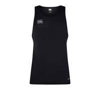 Canterbury Superlight Singlet Vest Gilet pour Hommes, Noir/Gris métallisé, L