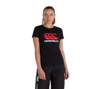Canterbury T-Shirt avec Logo CCC pour Femme | Coupe Droite Confortable | T-Shirt Non Technique en Coton mélangé