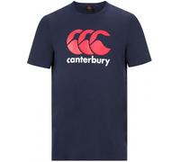 Canterbury - T-shirt "CCC" pour homme CS172 (L) (Bleu marine/Rouge/Blanc)