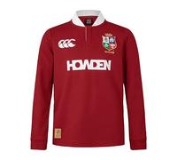 Canterbury Unisexe Enfants British and Irish Lions Ls Classic Chemise, Red Dahlia, 128 EU