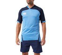 Canterbury Vapodri Evader Maillot Rugby Homme Bleu Ciel FR : 2XL (Taille Fabricant : 2XL)