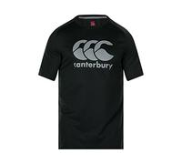 Canterbury Vapodri Gros Logo T-Shirt Homme Noir FR : S (Taille Fabricant : S)