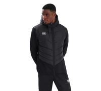Canterbury Hommes Hybrid CCC Thermoreg Veste rembourrée - Noir/Gris - M