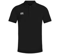 Canterbury Waimak - Polo Sport à Manches Courtes - Homme (L) (Noir)