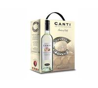 Canti - Catarratto et Chardonnay Terre Siciliane I.G.T., Coffret Cadeau de Vin Blanc Italien Sicilien, Saveur Intense avec un Goût Fruité, 1x3l (Lot de 6)