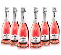 Canti - D.O.C. Cuvèe Rosè, Vin Petillant Extra Sec, Élaboré à Partir du Élaboré à Partir du Cépage Glera et Pinot Noir de Venise, Goût Frais et Fruité, 6x750 ml