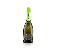 Canti - Prosecco D.O.C. Petillant Extra Sec Millesimato, Vin Biologique, Élaboré à Partir du Cépage Glera de Venise, Goût Doux et Frais, 1x750 ml