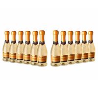 Canti - Prosecco Millesimato, Vin Extra Sec Petite Bouteilles, Élaboré à Partir du Cépage Glera de Venise, Goût Fruité et Floral, 12x200 ml