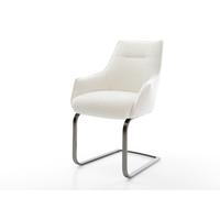 Cantilever Alja-Flex avec accoudoirs bou oux beige pied cantilever plat grafiete resorts ensachés