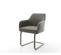 Cantilever Greg-Flex bou oux couleur boue pied cantilever plat aspect titane resorts ensachés