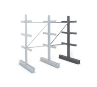 Cantilever léger double face - Kit suivant H. 2000 x L. 1000 x P. 600 mm 3 niv.