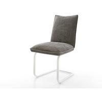 Cantilever Lelio-Flex bou oux couleur boue pied cantilever plat blanc resorts ensachés