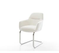Cantilever Pejo-Flex bou oux beige pied cantilever plat acier inoxydable resorts ensachés