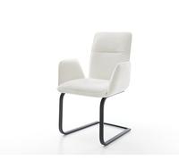 Cantilever Vinja-Flex bou oux beige pied cantilever plat noir