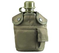Mil-Tec Cantine US Plastic Canteen avec housse et gobelet Olive