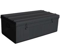 Cantine de rangement Premium en acier noir 225 litres