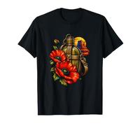 Cantine du désert avec Fleurs de Coquelicot écarlate T-Shirt