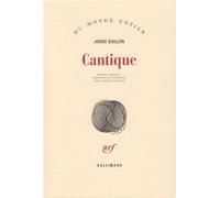 Cantique - poèmes choisis - Jorge Guillén - Gallimard - Livre