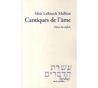 Cantiques de l'âme - Meir Loeb ben Jehiel Michael Weisser Malbim - Verdier - broché - Essai