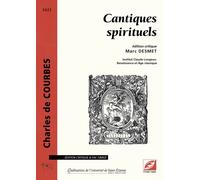 Cantiques spirituels de courbes - Marc Desmet (éd.) - Publ.de St-Etienne - broché - Anthologie