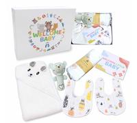 Cantoblanc - Panier Bébé Nouveau-Né. Cadeau Coffret Bébé Mixte Garçon et Fille. Ensemble Cadeau pour Bébé. Boîte Pack de Bienvenue.