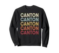Canton Texas Canton TX Retro Vintage Text Sweatshirt