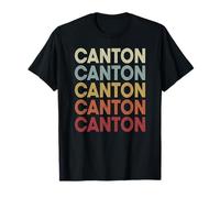 Canton Texas Canton TX Retro Vintage Text T-Shirt
