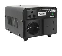 Cantonape Convertisseur de tension 800 VA 220 V/110 V - Transformateur élévateur/réducteur de tension de 800 W US, sortie 110/120 V, 220/230 V CA