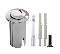 CANTONDZ Bouton poussoir double et long WC D2D chromé multicolore AH0001700R Compatible avec chasse d'eau 822044001