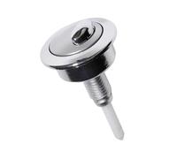 CANTONDZ Bouton poussoir double pour chasse d'eau WC Bouton poussoir de réservoir de toilette à double chasse Chromé CF1003CP Compatible avec Siamp Twyford Optima49