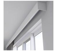 Cantonnière de fenêtre avec système de rails dissimulés - Élégant montage au plafond et au mur pour une décoration d'intérieur élégante, parfaite pour le salon et la chambre à coucher