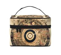 Cantonnière de fenêtre vintage CD avec passe-tringle et note de musique occultante pour salon, chambre à coucher, cuisine, décoration 117 x 45 cm