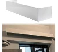 Cantonnière de rideau occultant de qualité supérieure pour plafond, montage mural, passe-tringle, pas besoin de piste, longueur réglable de 1 6 m pour un meilleur contrôle de la lumière