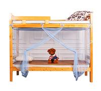 Cantonnière pour lit superposé pour enfants - Pour dortoir d'étudiant - Moustiquaire quatre coins - Ciel