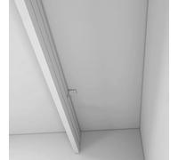 Cantonnières de fenêtre décoratives - Rideaux occultants - Housses de tringle à rideaux élégantes pour fenêtres - Blanc - 12,5 cm x 3 m - Embellissez votre maison