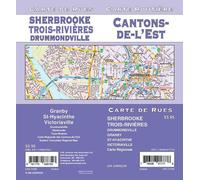 Cantons-de-l'Est / Sherbrooke / Trois-Rivières - Carte routière du Québec | GM Johnson