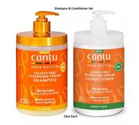 Cantu Beurre Karité Shampoing Nettoyant & Hydratant Après sans Sulfates 710ml