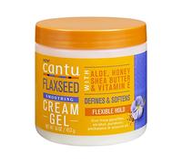 Cantu crème lissante aux graines de lin gel flexible fort 16oz/453g