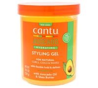 CANTU - Gel coiffant hydratant à l'avocat sans alcool - Femme - 524 g - Définition forte et nutrition sans effet cartonné