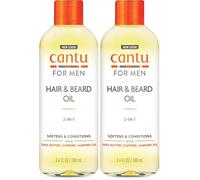 Cantu - Huile pour barbe - Formule non grasse - Avec caféine, huile de chanvre, arbre à thé - Sans sulfates, parabens, huiles minérales - 100 ml (Lot de 2)